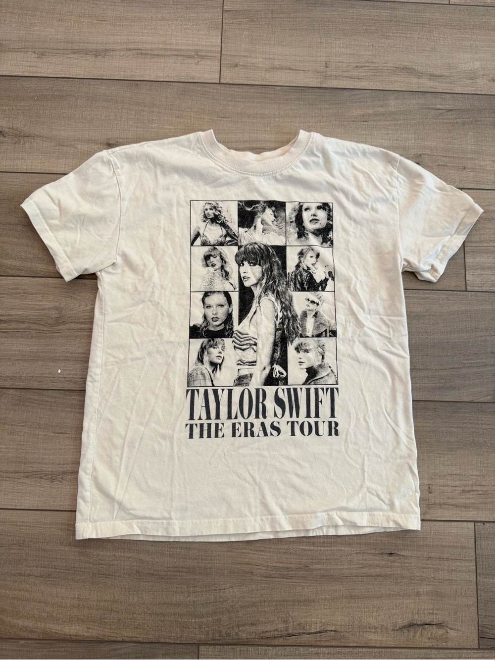 Taylor Swift White Short-Sleeve 'The Eras Tour' Graphic Tee